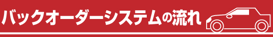 バックオーダーシステムの流れ