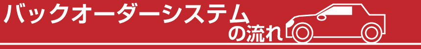 バックオーダーシステムの流れ