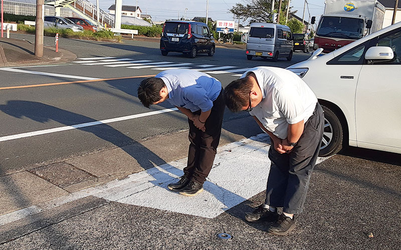 車のお引き渡し